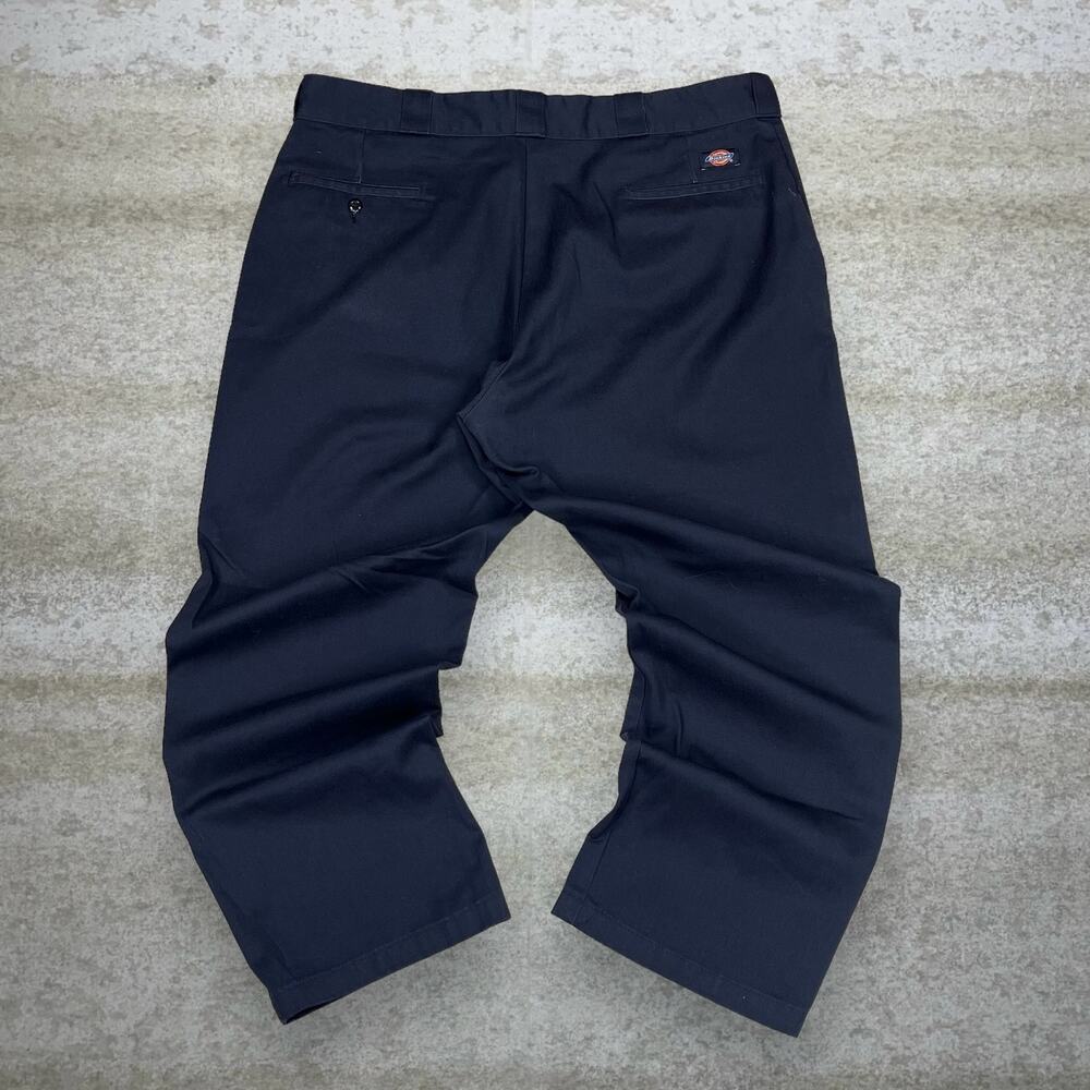 Vintage Y2K Dickies Khakis Pants 40x29 Original Fit Jet Black Cotton 874